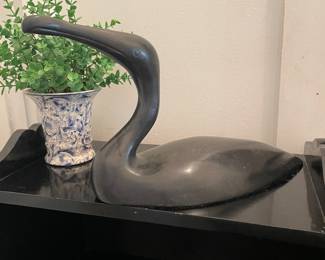 Artist Signed Stone Loon/Duck