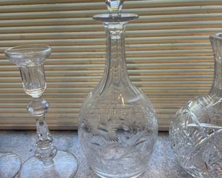 Crystal Wine Decanter with Top