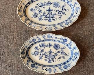 Antique Meissen Porcelain Platter Germany Floral Decor Marked Rare Old 20th