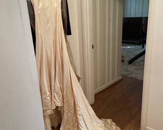 Vintage Satin Long Dress