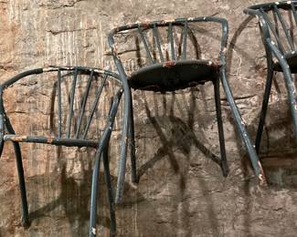 Vintage Garden Chair - Set of 3 -
