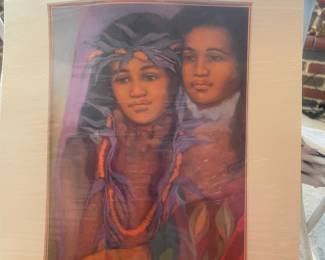 Kristin Zambucka E. Haawi "To Give" Signed Art