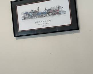 John Pils Kirkwood Missouri Framed Color Print Signed
