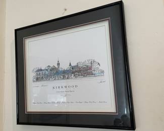 John Pils Kirkwood Missouri Framed Color Print Signed 