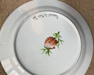 Large Hand Painted Platter by Artist Michele Popko