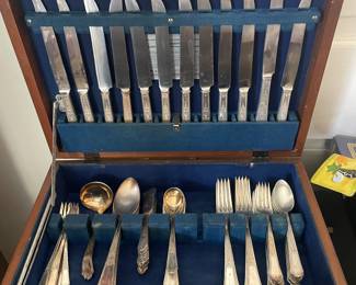 1847 Rogers Bros Silver Plated 12 Piece Place Setting 