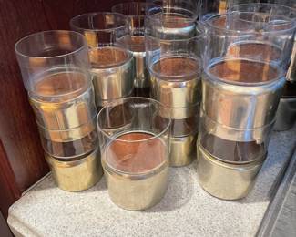 Vintage Hellerware Chrome/Crystal/Cork 1950's - Large Collection 