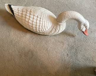 Vintage Ariduk Large White Goose/ Swan Decoy