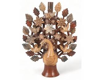  Burnished Tree of Life Candelabra