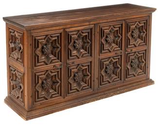 Artes de Mexico Carved Sideboard