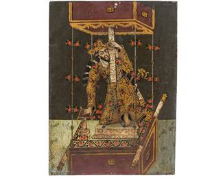 19th C. Mexican Retablo, Unidentified Christ