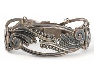 Margot de Taxco Sterling Silver Bracelet