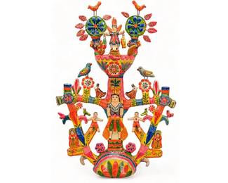 Attrib. Familia Castillo, Tree of Life Candelabra