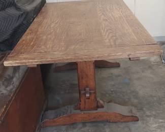 handmade solid wood table
