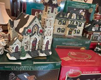 Christmas villages & trees
