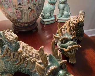 Dragons & foo dogs