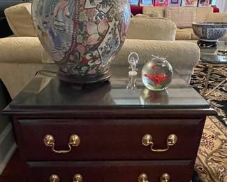 Small 3 drawer side table