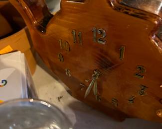handmade teapot clock 