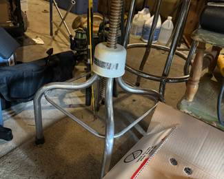 neat stainless work stool 