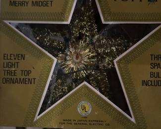 Vintage Christmas tree topper 