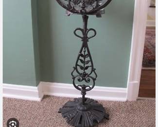 Rod Iron Fishbowl on stand