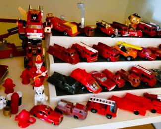 Fire trucks and fire chief cars: Lesney, Hot Wheels and Matchbox