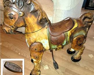 1940s Metal Mobo Horse