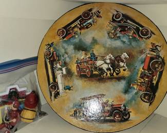 Old fire engine theme puzzle