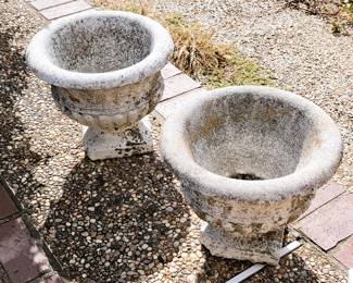 Cement urns
