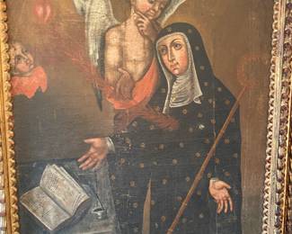 38 in x 29in. Oil on canvas, 16th century. 