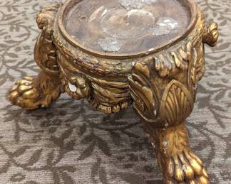 Stunning lion footed vase/plant stand from the gilded age