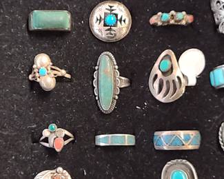 Turquoise rings 