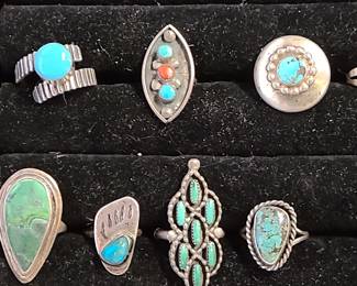 Turquoise rings 