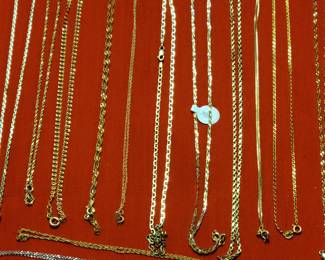 Gold chains 
