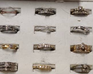 14K and Diamonds rings 