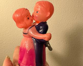 Vintage Wind Up dancing Couple
