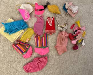 Lots of Vintage Barbie Clothes