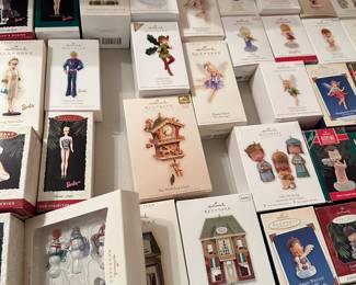 Large Selection of Hallmark Ornaments