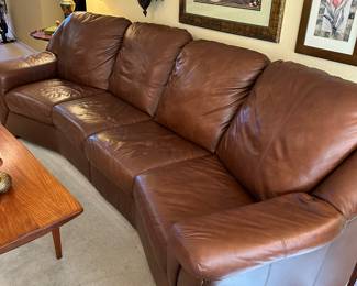 Leather Conversation Sofa