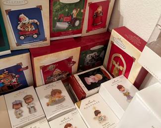 Large Selection of Hallmark Ornaments