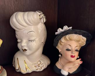 Lady Head Vases
