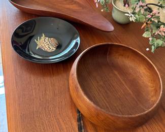 MCM Wood Bowls & Curoc Bowl