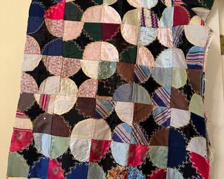 Antique Crazy Quilt top