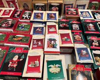 Large Selection of Hallmark Ornaments