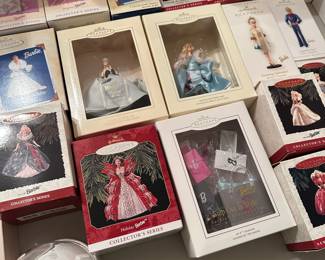 Large Selection of Hallmark Ornaments - Barbie