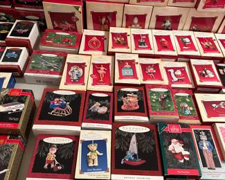 Large Selection of Hallmark Ornaments