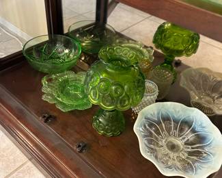 Green Depression Glass