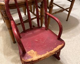 Wood Kid's Rocking Chair