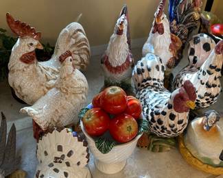 Various Chicken Decor