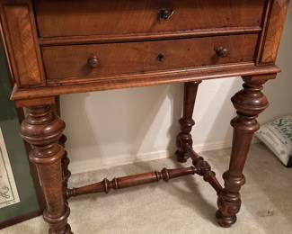 Antique Sewing Table Desk